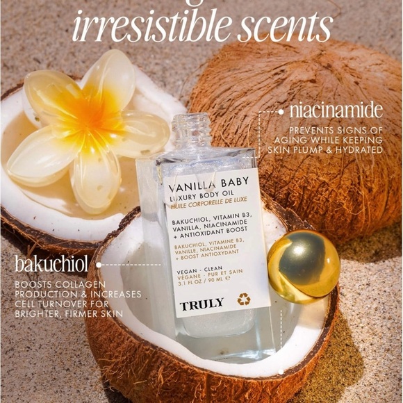 Vanilla Bay Gold and White Moisturizer & Body Oil - Picture 3 of 9